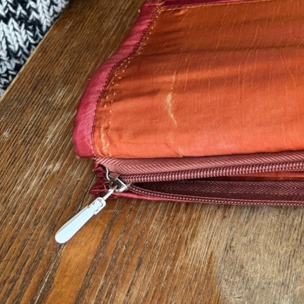 Vintage Woven Straw and Silk Clutch Purse – Boho‎ Summer Bag festival unique